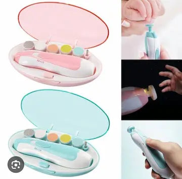 6-in-1 Electric Baby Nail Trimmer — Safe & Gentle for Newborns