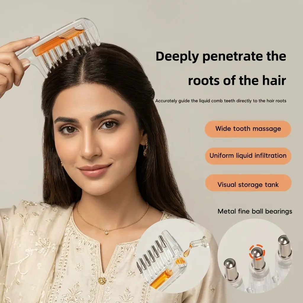 Scalp Oil Applicator Comb