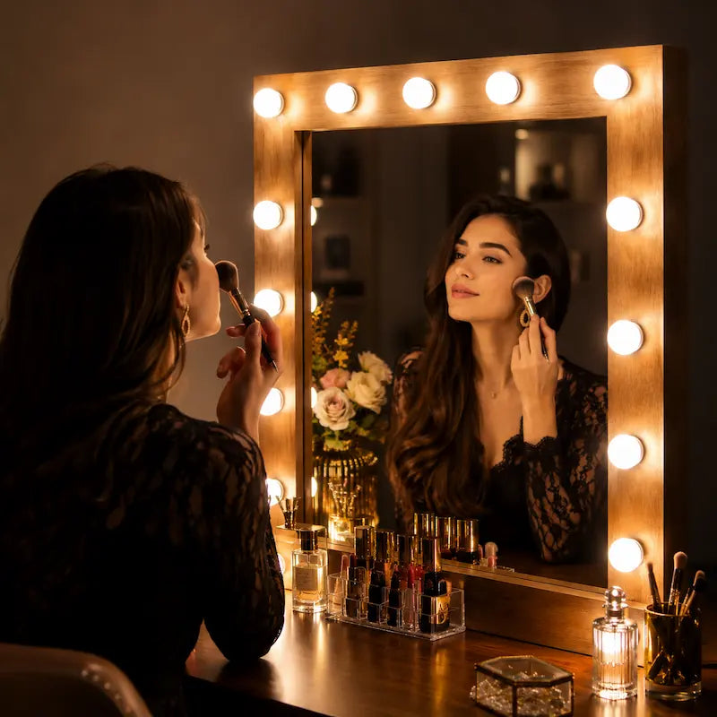 Hollywood LED Vanity Mirror Lights | 10 Dimmable Light Bulbs