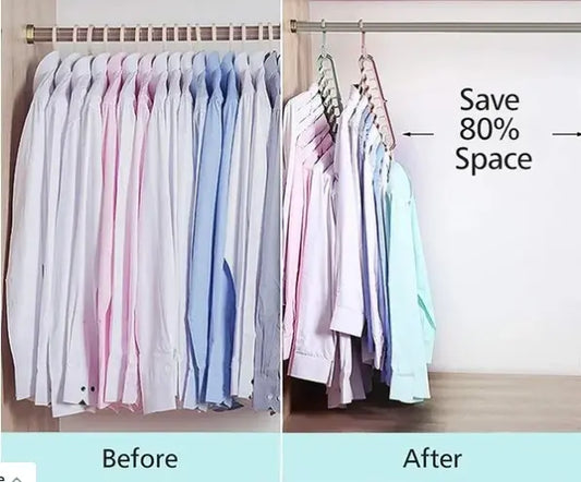 (Pack of 2) Magic Hanger Multipurpose 9 Hole Space