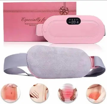 Smart Period Pain Relief Belt — Heating & Vibration Therapy