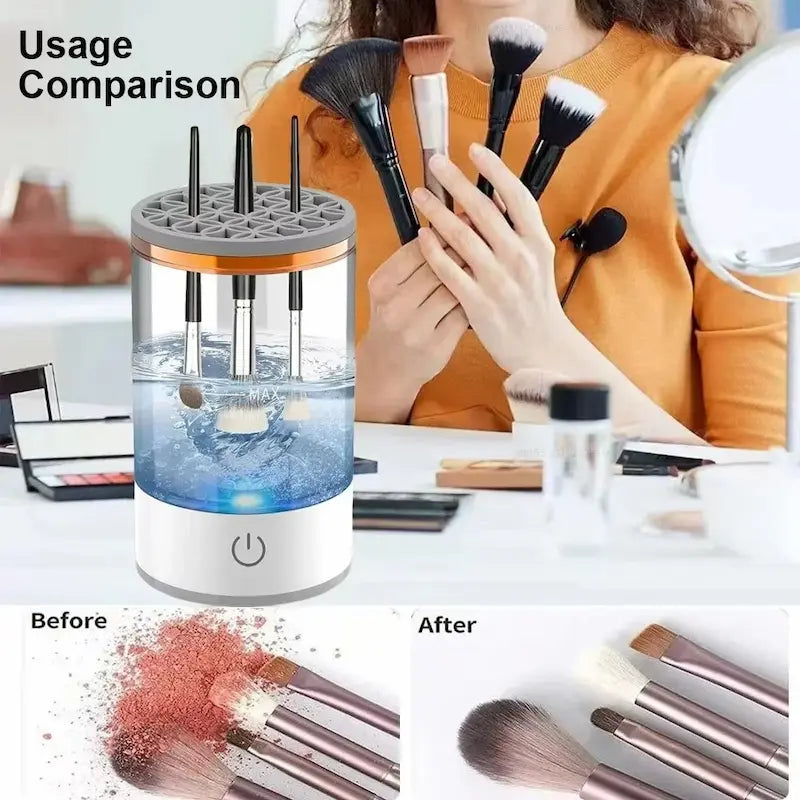 Electric Automatic Makeup Brush Cleaner