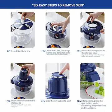 Quick & Effortless Electric Fruit Peeler — Automatic Peeling Machine