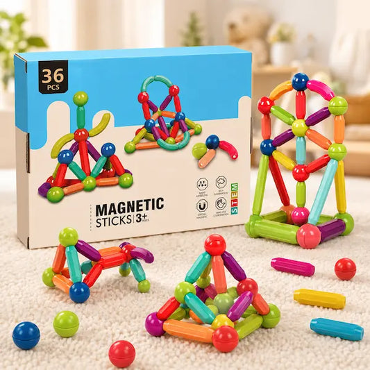 Magnetic Building Sticks