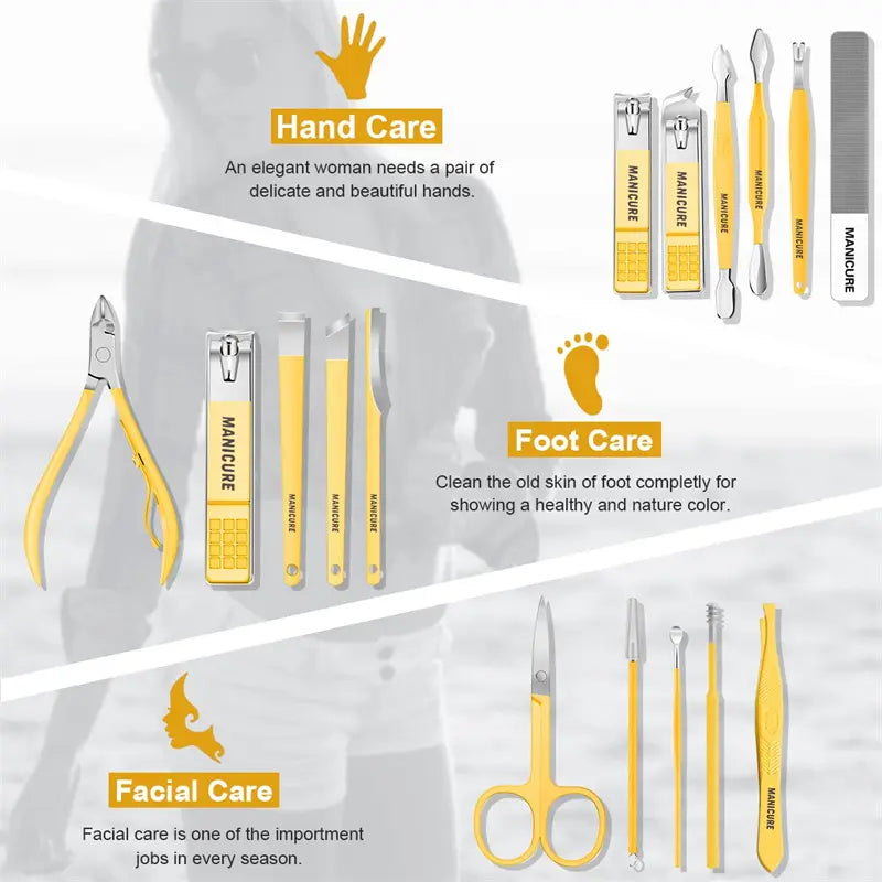 16-in-1 Premium Nail Care Kit