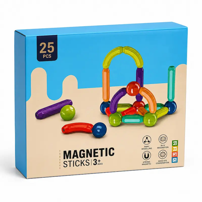 Magnetic Building Sticks